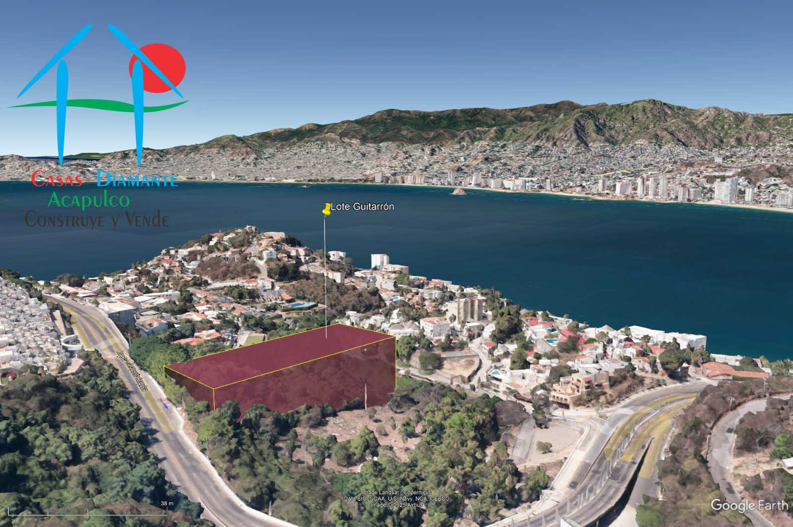 Terreno Guitarrón Lazo - Vista aérea 8